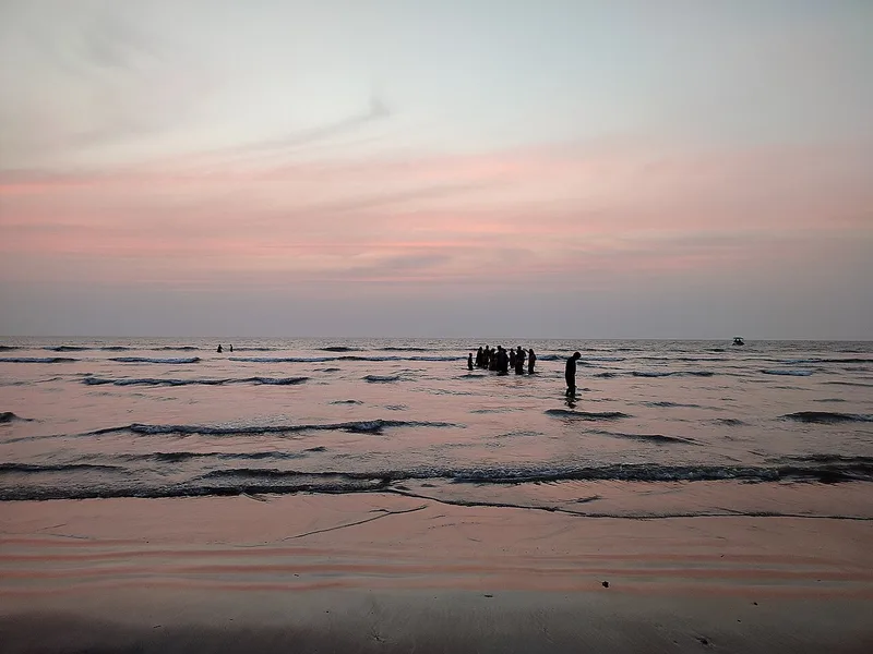 Evening shoreline at Varsoli Beach