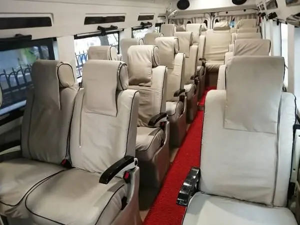 20-seat enquiry vehicle category