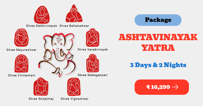 Ashtvinayak Tour Package from Mumbai by DDD Cabs